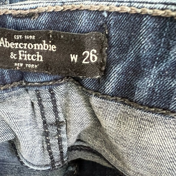 Abercrombie & Fitch Mid Rise Skinny Jegging Jeans Size 2 or 26 - Picture 8 of 9